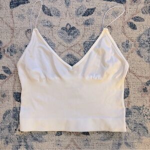 Free People Seamless Skinny Strap Crop Cami